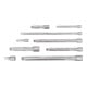 KS Tools 1/4 Zoll + 3/8 Zoll + 1/2 Zoll Verlängerungs-Satz, 9-tlg.
