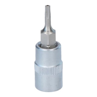 KS Tools 1/4 Zoll Bit-Stecknuss, Fünfstern mit Stirnlochbohrung, TS8