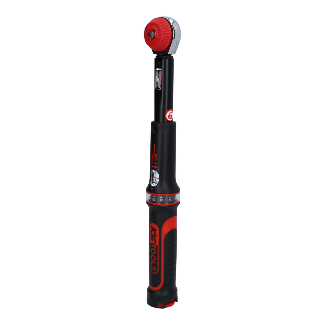 KS Tools 1/4 Zoll ERGOTORQUE®precision Ratschen-Drehmomentschlüssel Drehknopf, 1-5 Nm