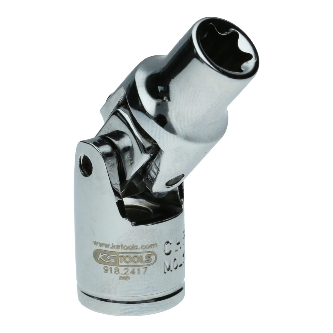 KS Tools 1/4 Zoll TX-E-Stecknuss mit Gelenk, E8