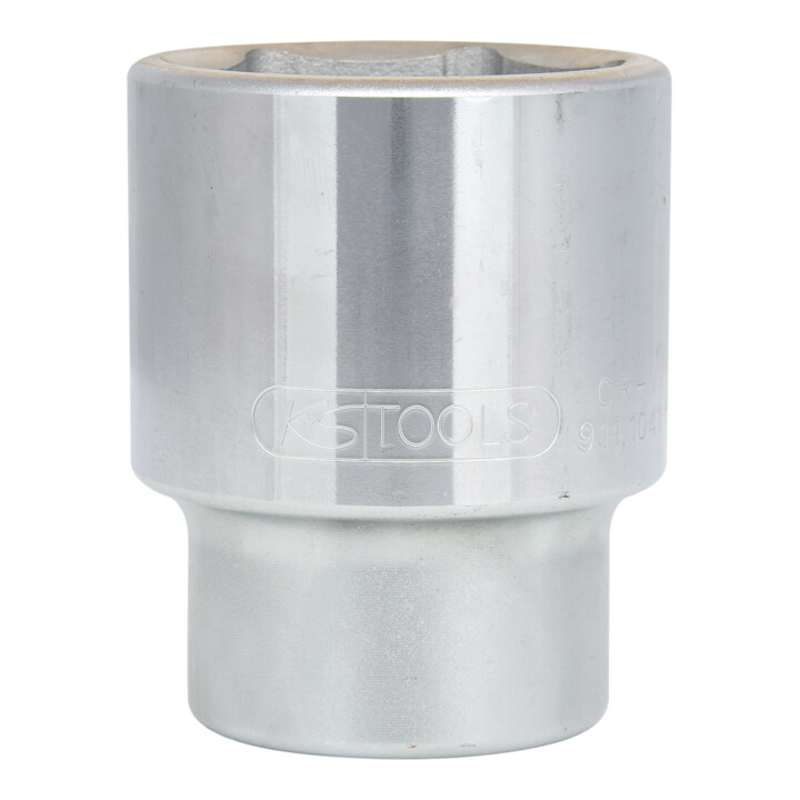 KS Tools 1" CLASSIC Sechskant-Stecknuss, kurz, 1.7/16"