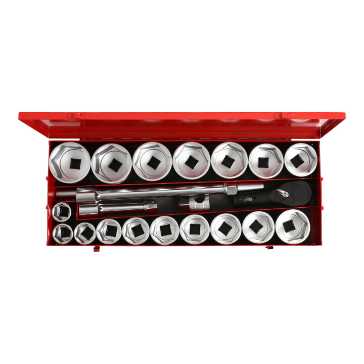 KS Tools 1" Coffret de douilles, 22 pcs.