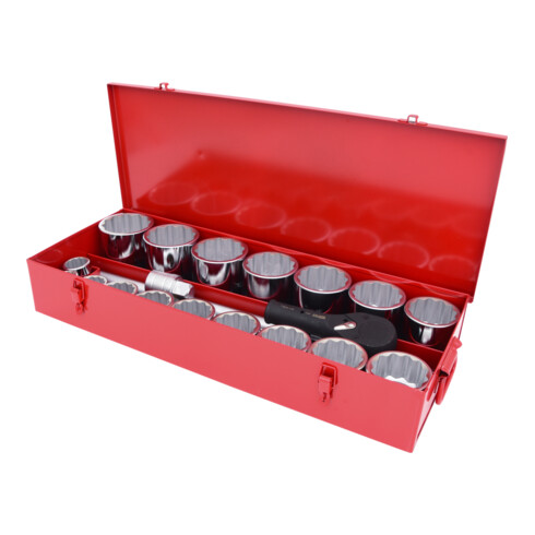 KS Tools 1" Coffret de douilles, 22 pcs.