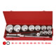 KS Tools 1" dopsleutelset, 15-delig