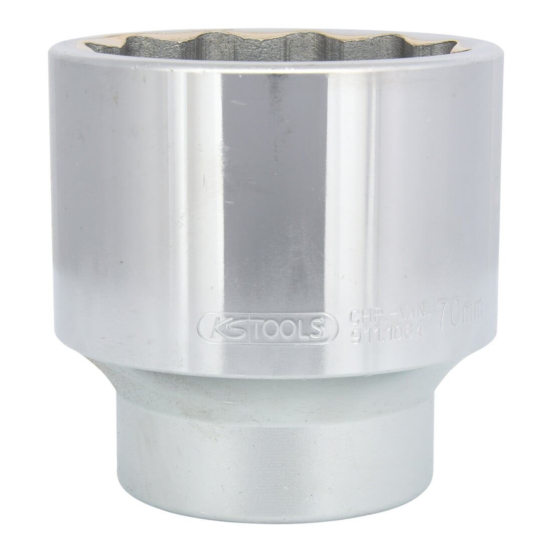 KS Tools 1" Douilles 12 pans, courtes, 70 mm