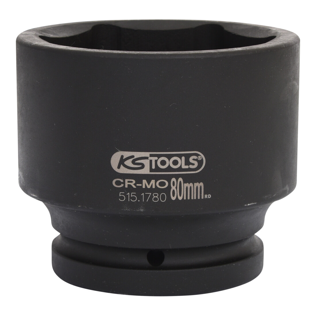 KS Tools 1" Douilles à chocs 6 pans, courtes, 80mm