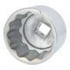 KS Tools 1" inbus, kort, 75 mm