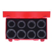 KS Tools 1" Jeu de douilles à chocs 6 pans, courtes, 8 pcs.-4