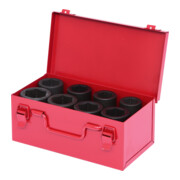 KS Tools 1" Jeu de douilles à chocs 6 pans, longues, 8 pcs.-3