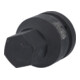 KS Tools 1" Kraft-Bit-Stecknuss Innensechskant, kurz-1