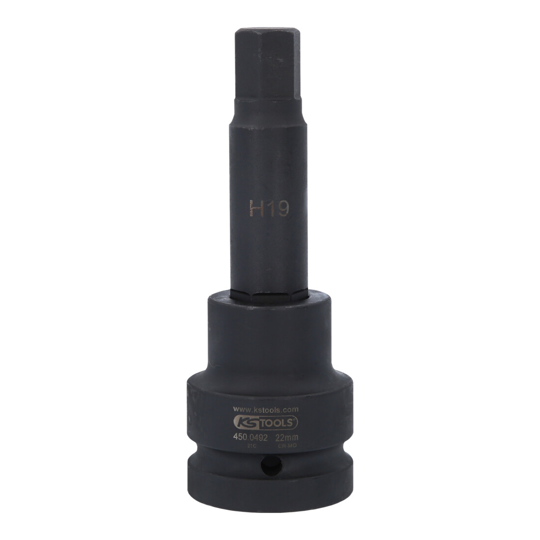 KS Tools 1" Kraft-Bit-Stecknuss Innensechskant, lang