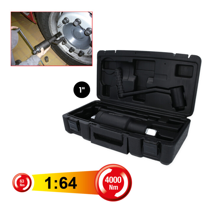 KS Tools 1" Kraftvervielfältiger, 3-teilig 1:64