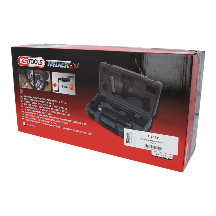 KS Tools 1" Kraftvervielfältiger, 3-teilig 1:64