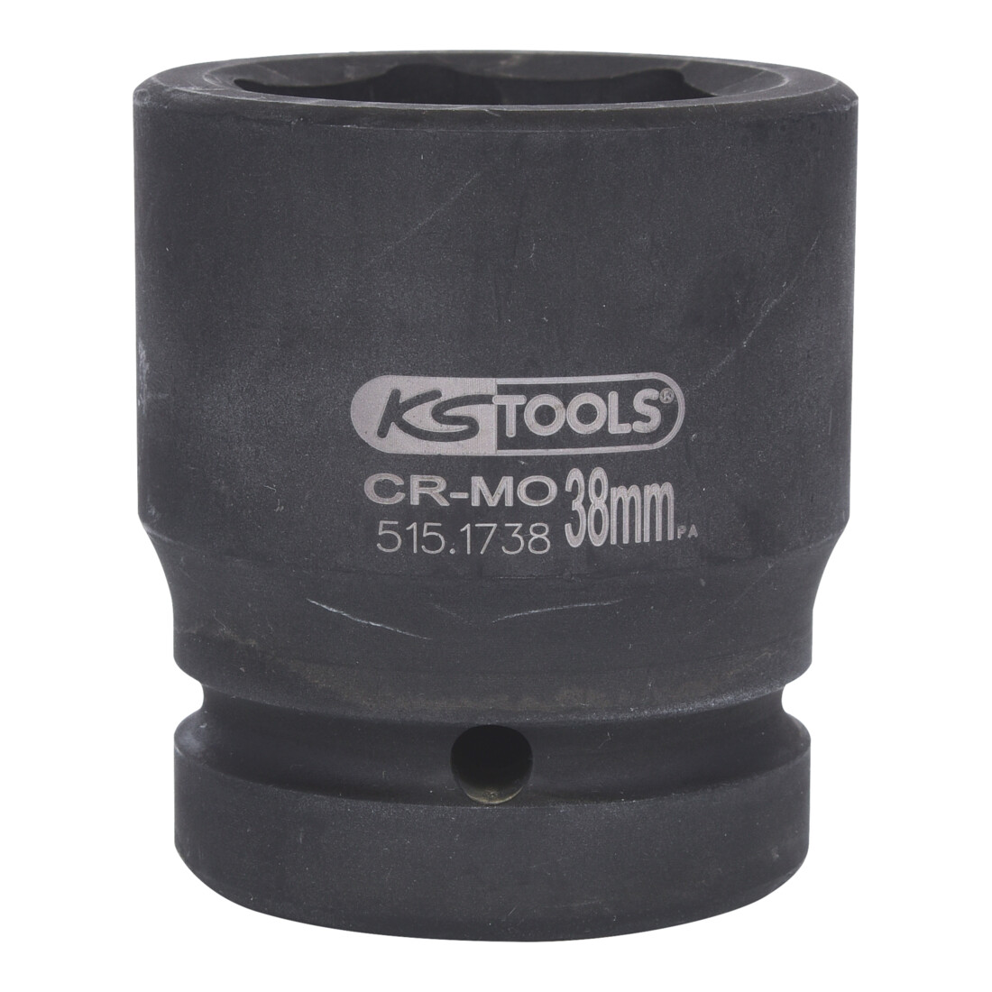 KS Tools 1" Sechskant-Kraft-Stecknuss, kurz, 38mm
