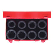 KS Tools 1" Sechskant-Kraft-Stecknuss-Satz, kurz, 8-teilig-2