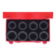 KS Tools 1" Sechskant-Kraft-Stecknuss-Satz, kurz, 8-teilig-4