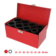 KS Tools 1" zeskant dopsleutelset, lang, 8-delig-2