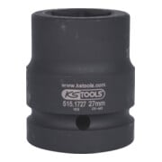 KS Tools 1" zeskant krachtdop, kort, 27mm-4