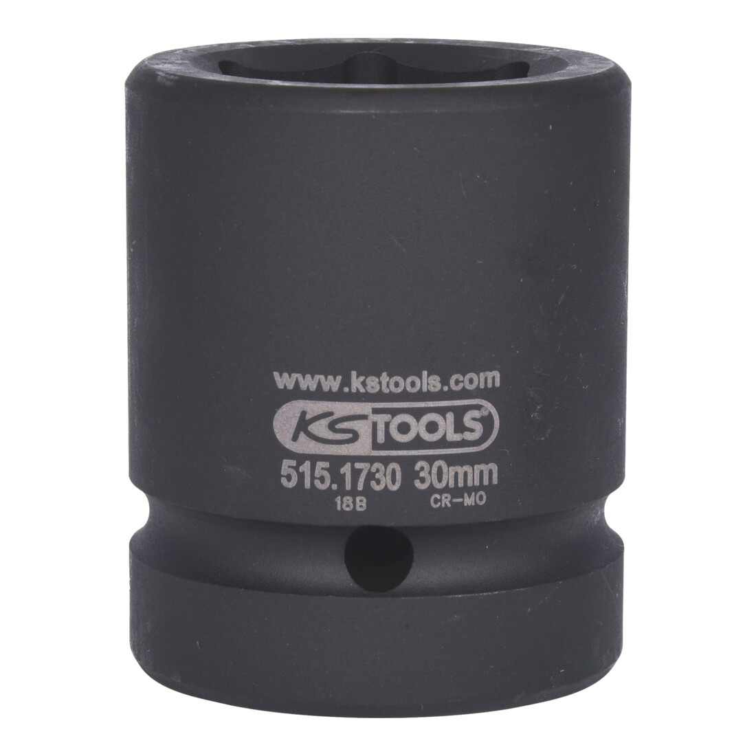 KS Tools 1" zeskant krachtdop, kort, 30mm