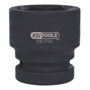 KS Tools 1" zeskant krachtdop, kort, 41mm-4