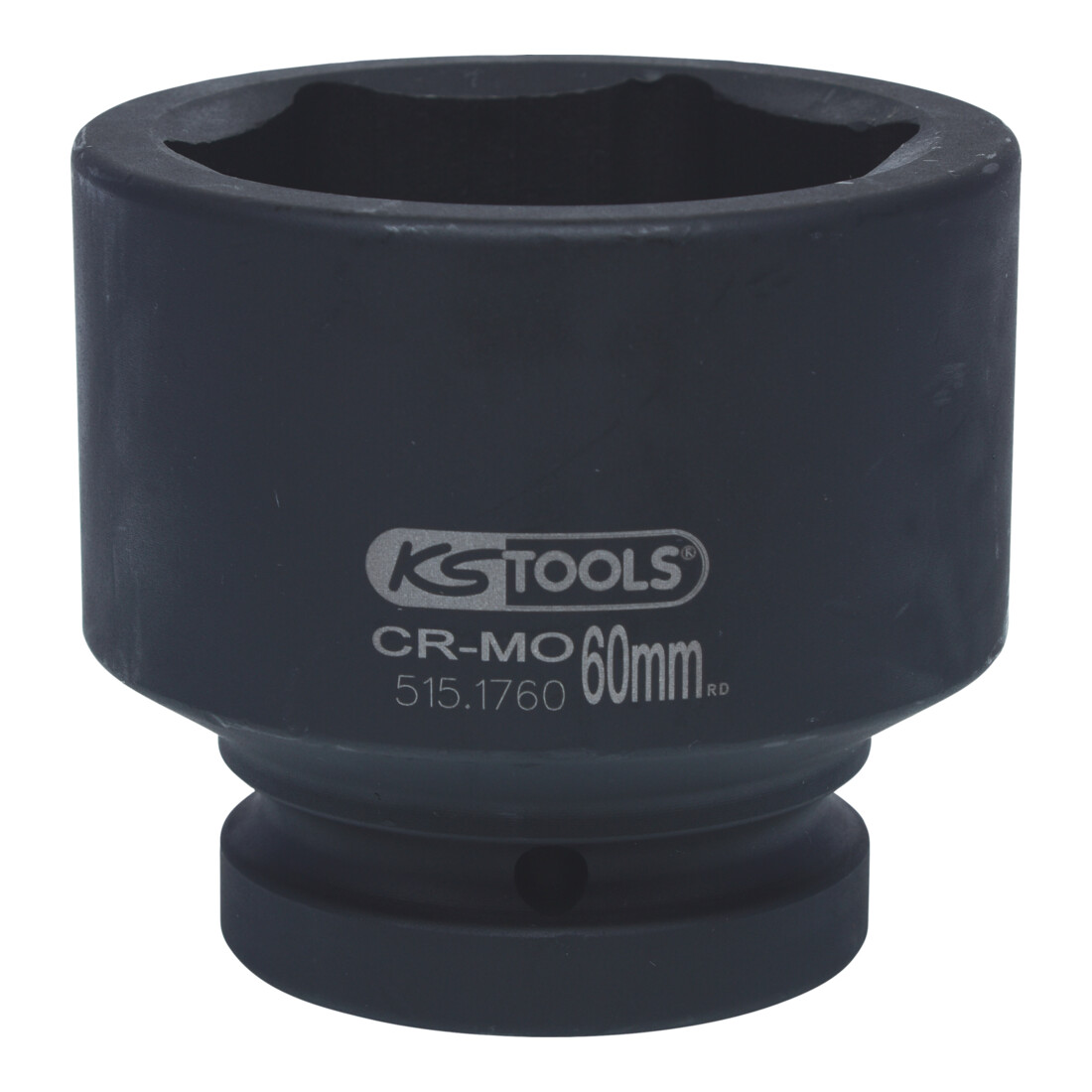 KS Tools 1" zeskant krachtdop, kort, 60mm