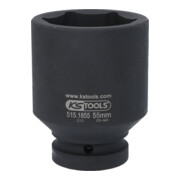 KS Tools 1" zeskant krachtdop, lang, 55mm-2