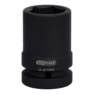 KS Tools 1" zeskant krachtdop, medium lang, 24mm