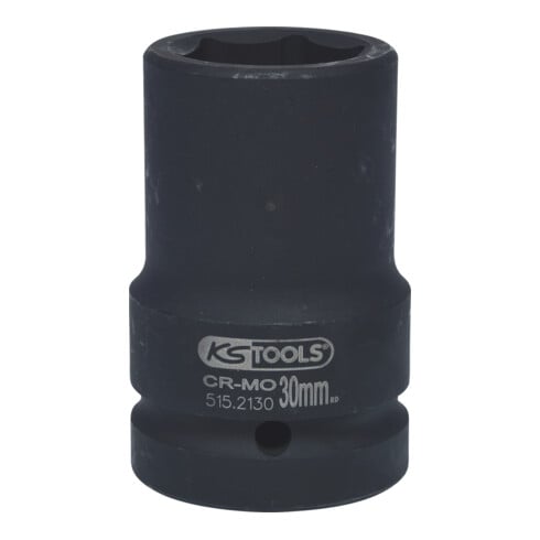 KS Tools 1" zeskant krachtdop, medium lang, 30mm