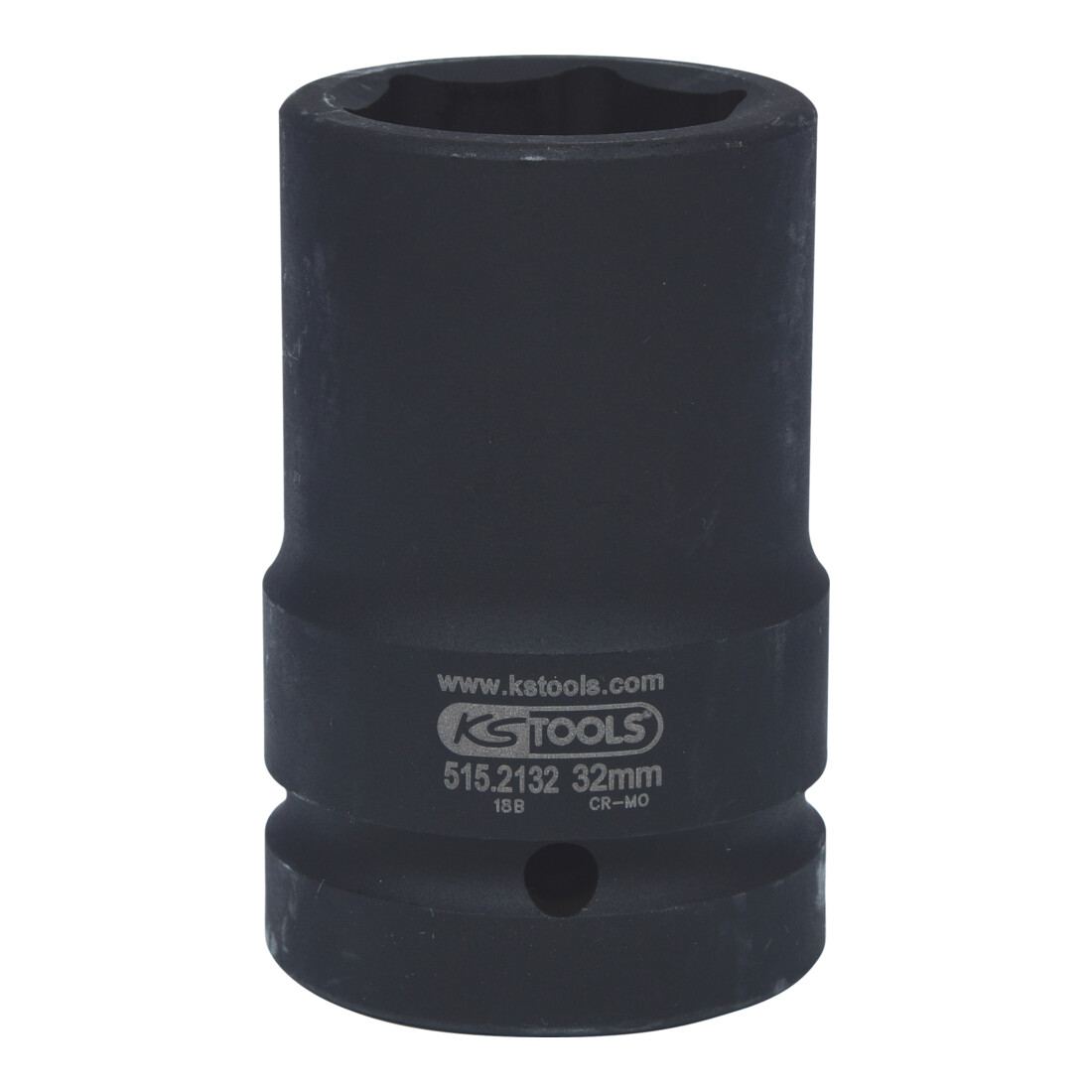 KS Tools 1" zeskant krachtdop, medium lang, 32mm