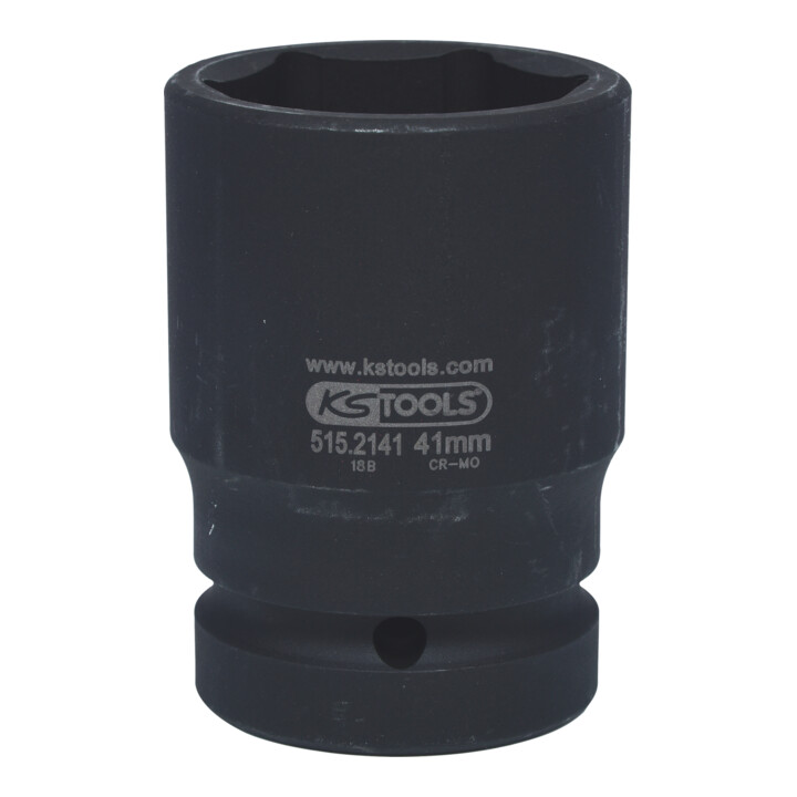 KS Tools 1" zeskant krachtdop, medium lang, 41mm