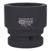 KS Tools 1" zeskantige krachtdop, kort, 46mm-4