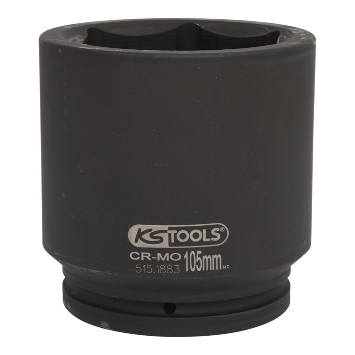 KS Tools 1" zeskantige krachtdop, lang, 105 mm