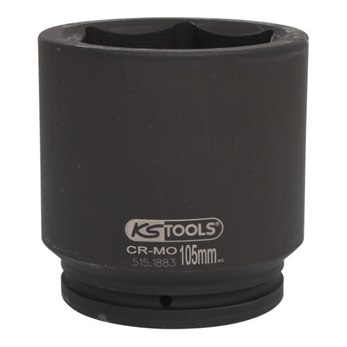 KS Tools 1" zeskantige krachtdop, lang, 105 mm