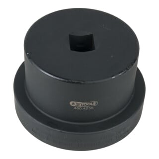 KS Tools 1 Zoll Achsmuttern-Schlüssel mit Führungsbund, 12-kant, 115 mm