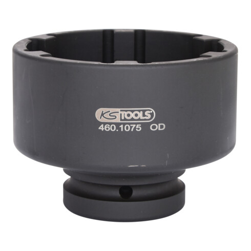 KS Tools 1 Zoll Nutmuttern-Schlüssel mit 6 Zapfen für Mercedes, 86 mm