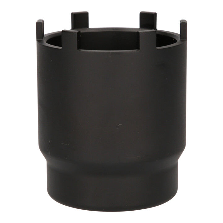 KS Tools 1 Zoll Nutmuttern-Schlüssel mit 6 Zapfen für Mercedes und MAN, D. 77/84 mm