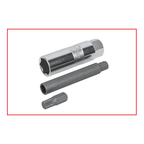 KS Tools 10 mm Stoßdämpfer-Außensechskant-Gegenhalter-Bit-Stecknuss