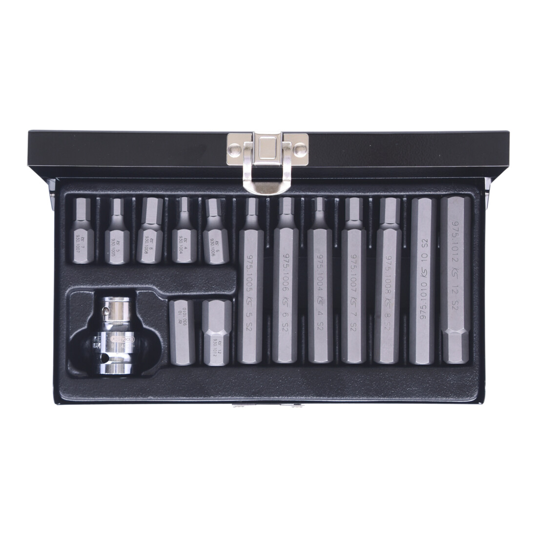 KS Tools 10mm CLASSIC Bit-Satz, 15-teilig, Innensechskant