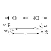 KS Tools 11mm + 1/4" cliquet réversible-3