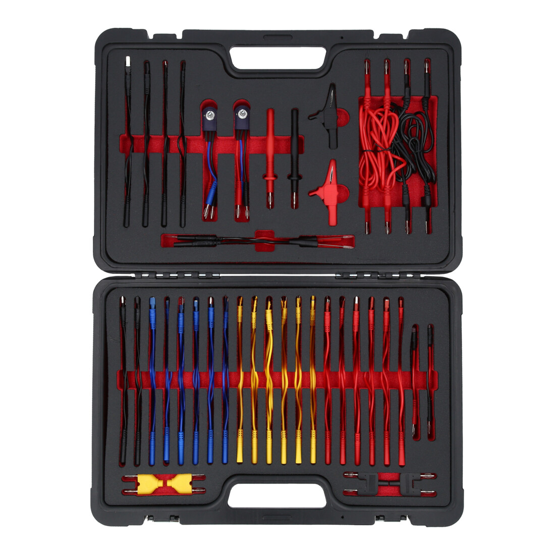 KS Tools 12/24V Jeu de câbles de mesure et de vérification pour diagnostic Master, 92 pcs