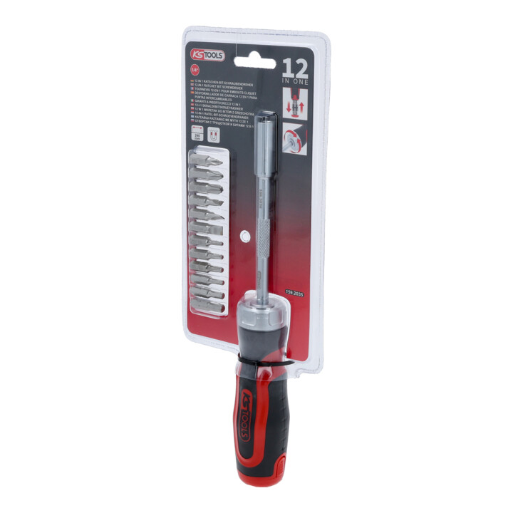 KS Tools 12-in-1 ratel-bit-schroevendraaier