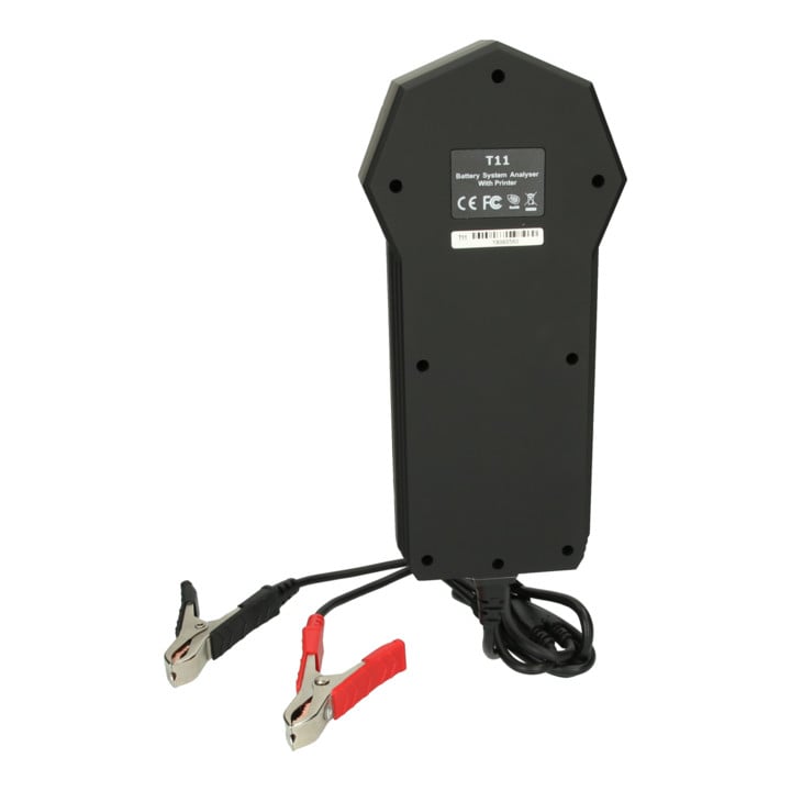 KS Tools 12 V / 24 V Digital-Batterie- und Ladesystemtester mit integriertem Drucker