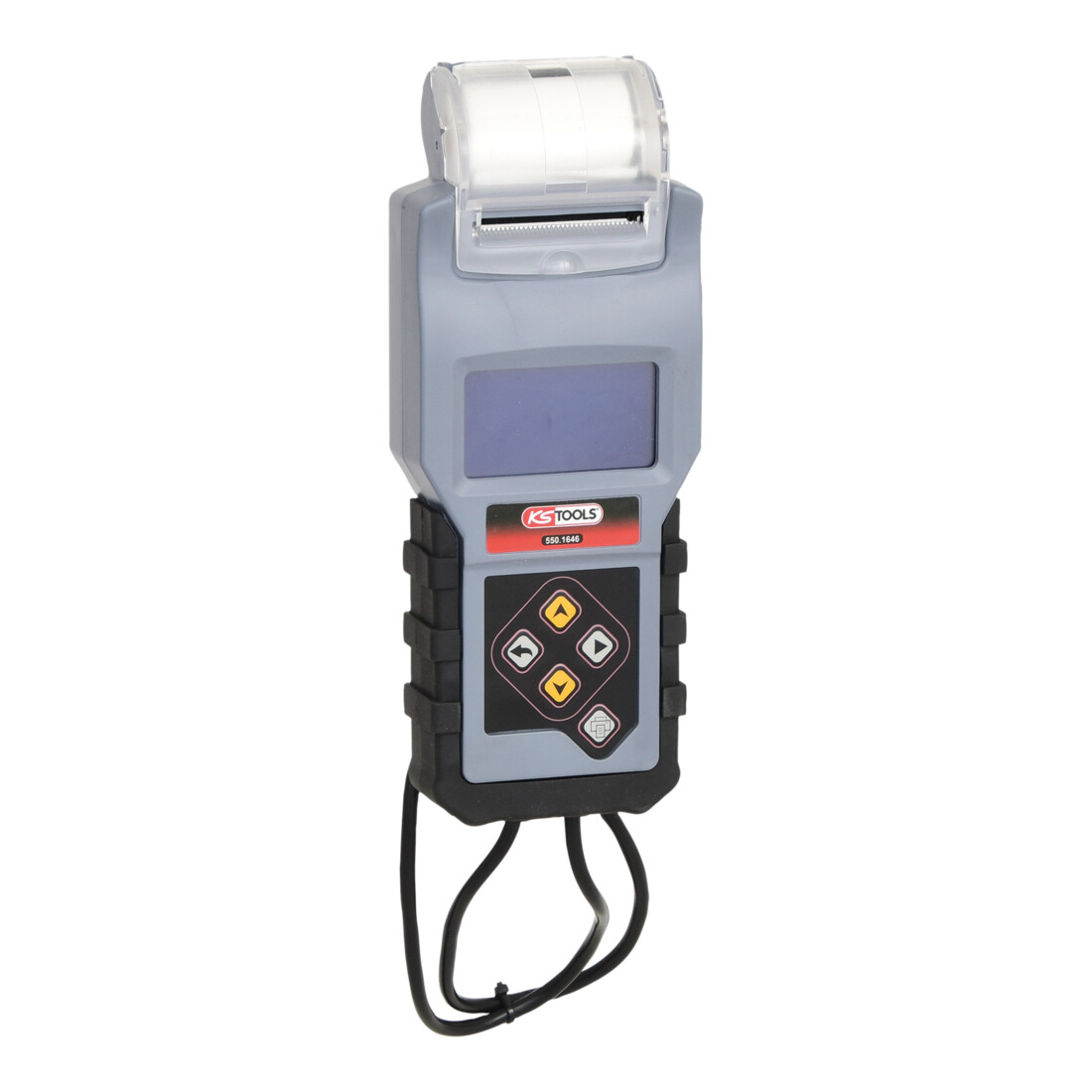 KS Tools 12-V-Digital-Batterie- und Ladesystemtester mit integriertem Drucker