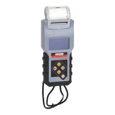 KS Tools 12-V-Digital-Batterie- und Ladesystemtester mit integriertem Drucker