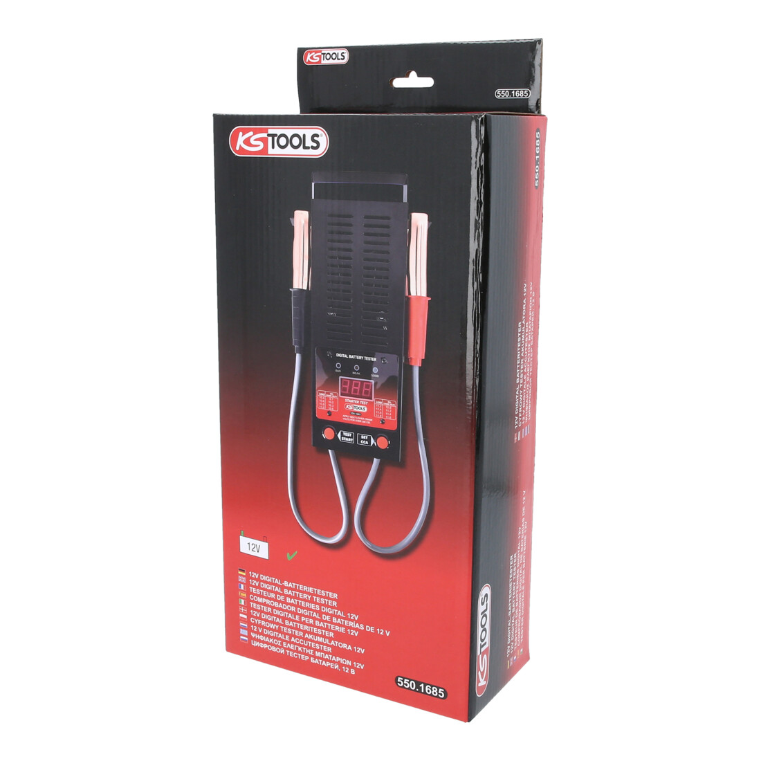 KS Tools 12V Digital-Batterietester ab 30 Ah