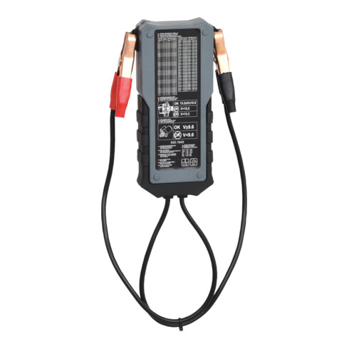 KS Tools 12V Digital-Batterietester Arbeitsbereich DIN 100-800 CCA