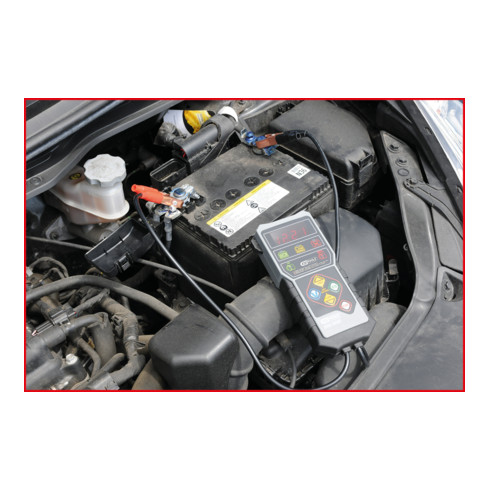 KS Tools 12V digitale accutester Werkbereik DIN 100-800 CCA