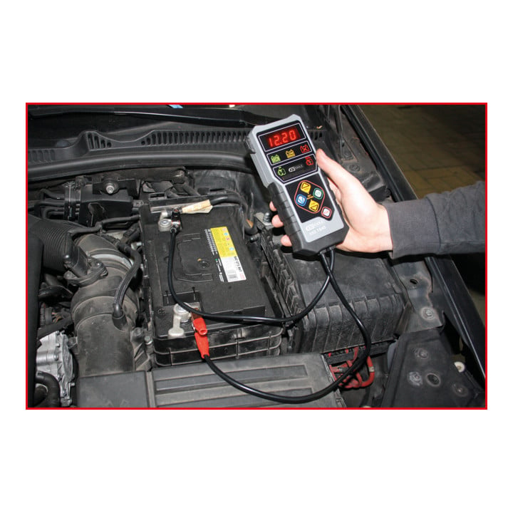 KS Tools 12V digitale accutester Werkbereik DIN 100-800 CCA