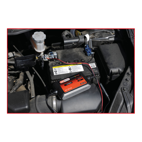 KS Tools 12V SMARTcharger Hochfrequenz-Batterieladegerät 2A