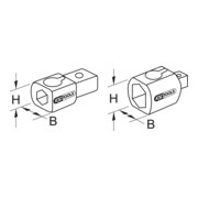 KS Tools 14x18mm Einsteck-Adapter, auf 9x12mm-4